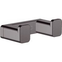 Двойной крючок hansgrohe AddStoris 41755340 шлифованный черный хром