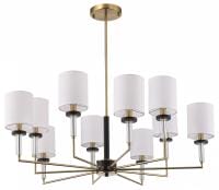 Люстра на штанге ST-Luce BLACK+BRASS SL1404.303.10