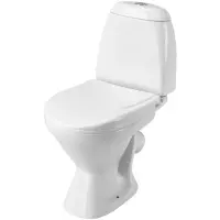 Унитаз-компакт Santek Римини 1.WH50.1.523 косой выпуск, с сиденьем полипропилен, белый