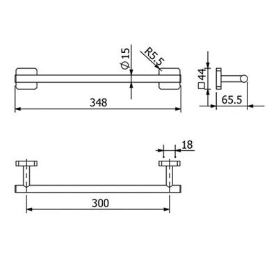 Полотенцедержатель Kludi Vela S 25962N0 брашированное золото