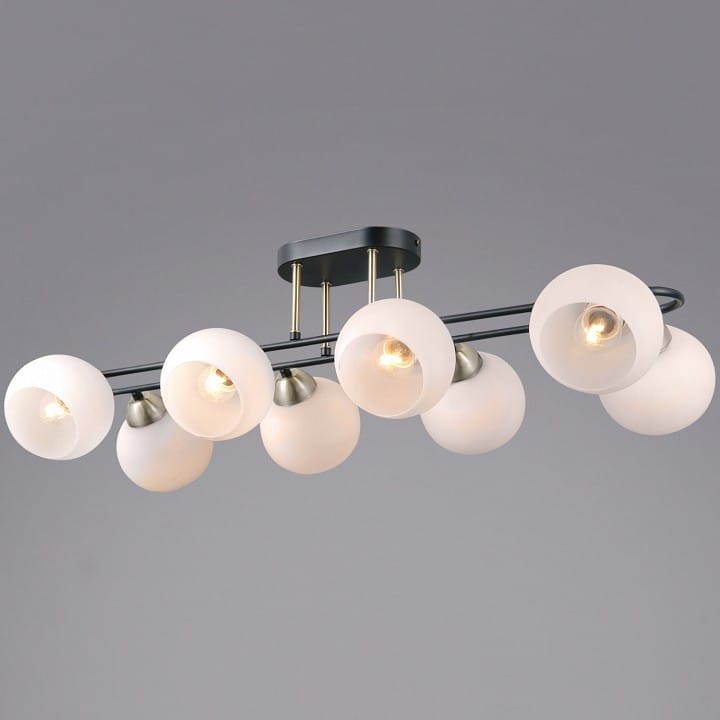 Потолочная люстра ILLUMICO TRENTO IL0790-8CSQ-25 BK AB TRENTO