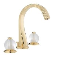 Смеситель для раковины THG Mandarine cristal satin U1E.F01.151 золото