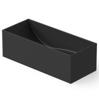 Отдельностоящая ванна Dea Design Modern 180х76х58 DD8607 1800 16 чёрный