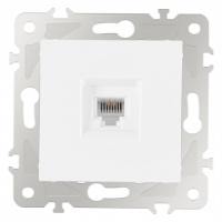 Розетка телефонная RJ-11 без рамки Arte Milano am-203 203.51-1.white
