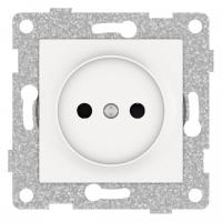 Розетка без заземления и со шторкой без рамки Gusi Electric UGRA С11Р2-028