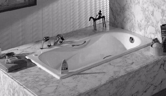 Чугунная ванна Roca Malibu 150x75 2315G000R