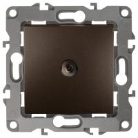 ТВ-розетка проходная без рамки Эра Эра 12 12-3102-13