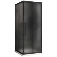 Душевой уголок Abber Schwarzer Diamant 100x100 AG02100BMH черный