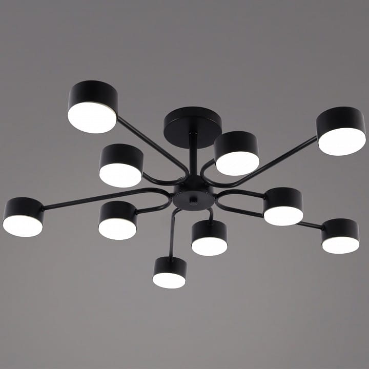 Люстра на штанге Reluce 03708 03708-0.3-10 BK GX53