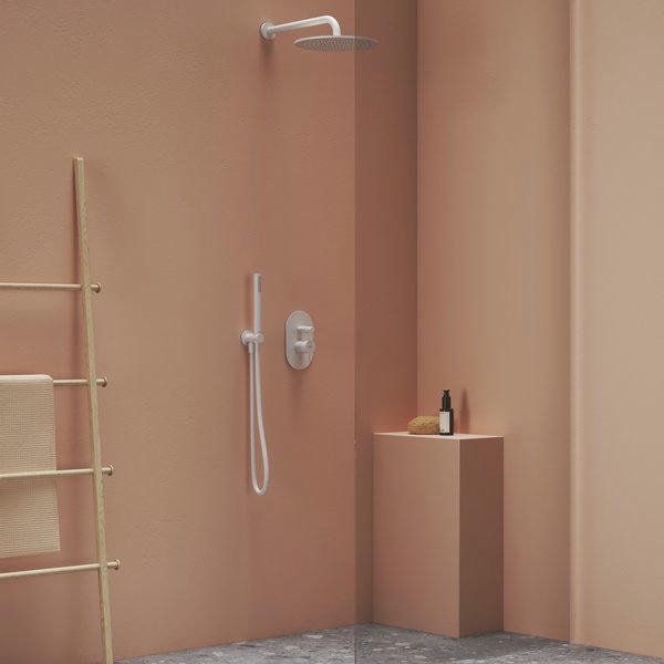 Душевая лейка Ravak X07P682 белая матовая