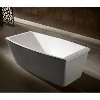 Акриловая ванна Abber AB9229 170x80 см, отдельностоящая, белый