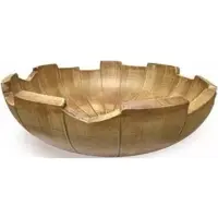 Раковина-чаша CeramaLux J2051 42x42 см, накладная, дерево