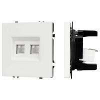 Розетка двойная Ethernet RJ-45 без рамки Arlight SCT 054312