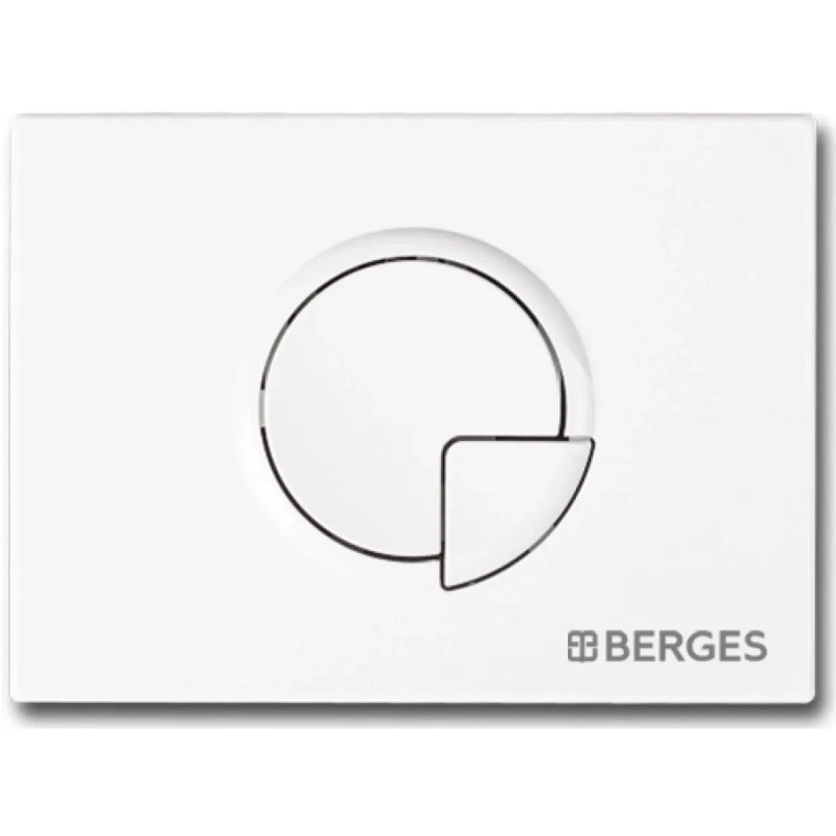 Инсталляция для унитаза Berges Novum R1 040221 с кнопкой смыва, белый глянец