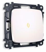 Выключатель проходной одноклавишный с подсветкой без рамки Ambrella Volt Quant MO202030