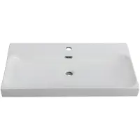 Раковина BelBagno Marino BB-8078-80 81x46 см, накладная, белый