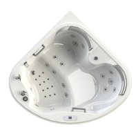 Гидромассажная ванна Радомир Корнелия 170х170 1-30-0-0-0-164С серый