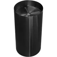Раковина Abber Wasser Kreis AF2414MB 40x40 см, напольная, черный матовый