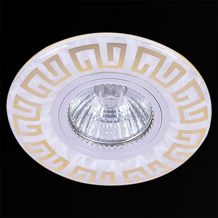 Встраиваемый светильник Reluce  09504-9.0-001MN MR16+LED3W WH/GD