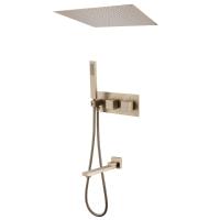 Душевой комплект Abber Daheim AF8254G золото матовое