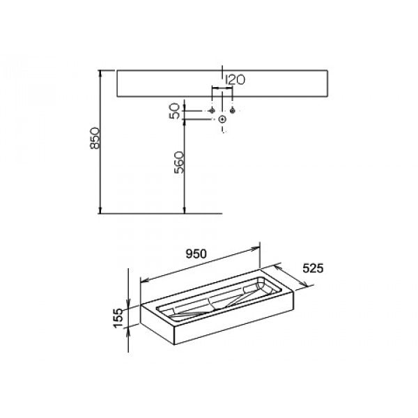 Раковина Keuco Edition 300 30380310001