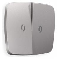 Клавиши для выключателя двухклавишного c подсветкой Ambrella Volt Quant OP5040