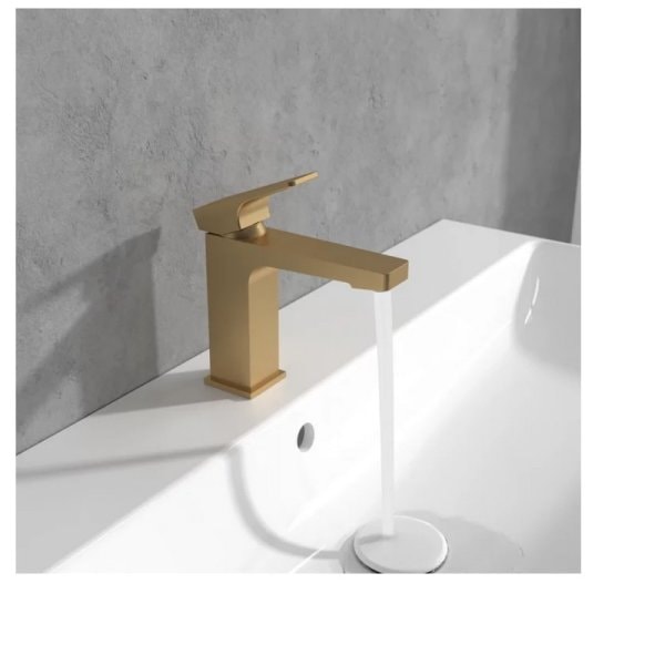 Смеситель для раковины Villeroy&Boch Architectura Square TVW12500100076 золото