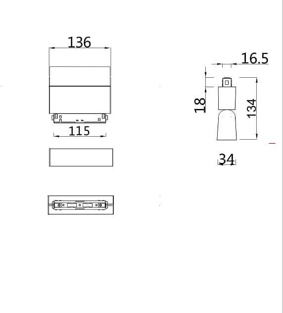 Светильник на штанге Maytoni Technical Basis Rot TR013-2-10W3K-W