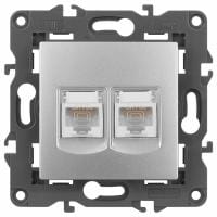 Розетка Ethernet RJ-45 без рамки Эра Эра Elegance 14-3108-03