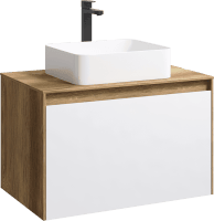 Тумба под раковину без фасада AQWELLA 5 Stars Mobi 80 MOB0108DB дуб балтийский