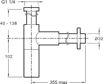 Сифон Jacob Delafon E78291-CP