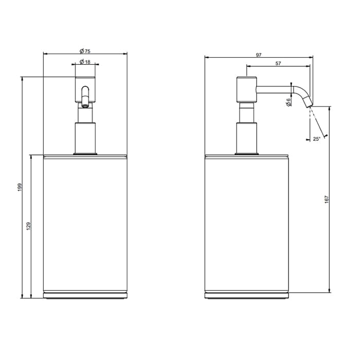 Дозатор для мыла Gessi Tondo 66438#030 медь