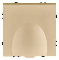 Розетка с заземлением с крышкой, без рамки Kollinger Eclipse EC-015GD