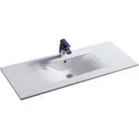 Раковина CeramaLux JY-807-120 120,5x46,5 см, накладная, белый