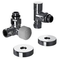 Набор термостатический трехосевой Royal Thermo Design Pro 15мм М30х1,5 (Хром)