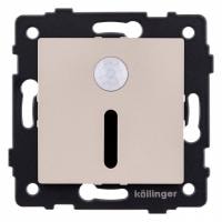 Заглушка для поста с подсветкой, без рамки Kollinger  REA-045GD