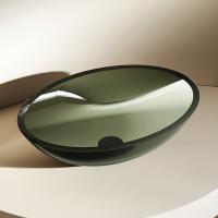 Раковина Abber Kristall 50 AT2802Vesuvian зеленый