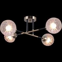 Люстра на штанге ILLUMICO  IL9573-4CSQ-79 BK AB