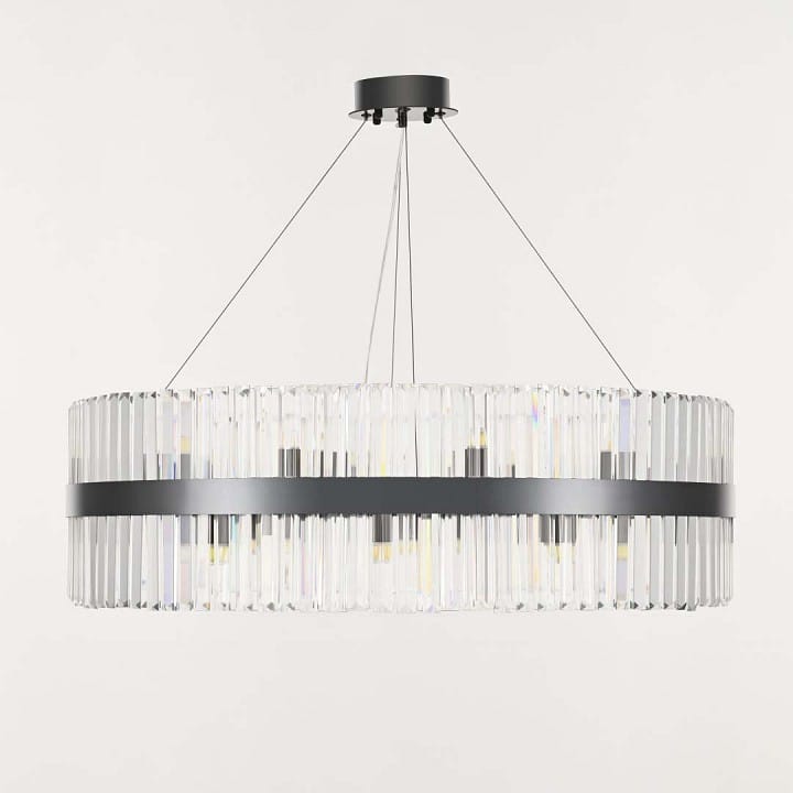 Подвесная люстра Arte Milano Белладжо 440110.840.24.G9.B1 BK