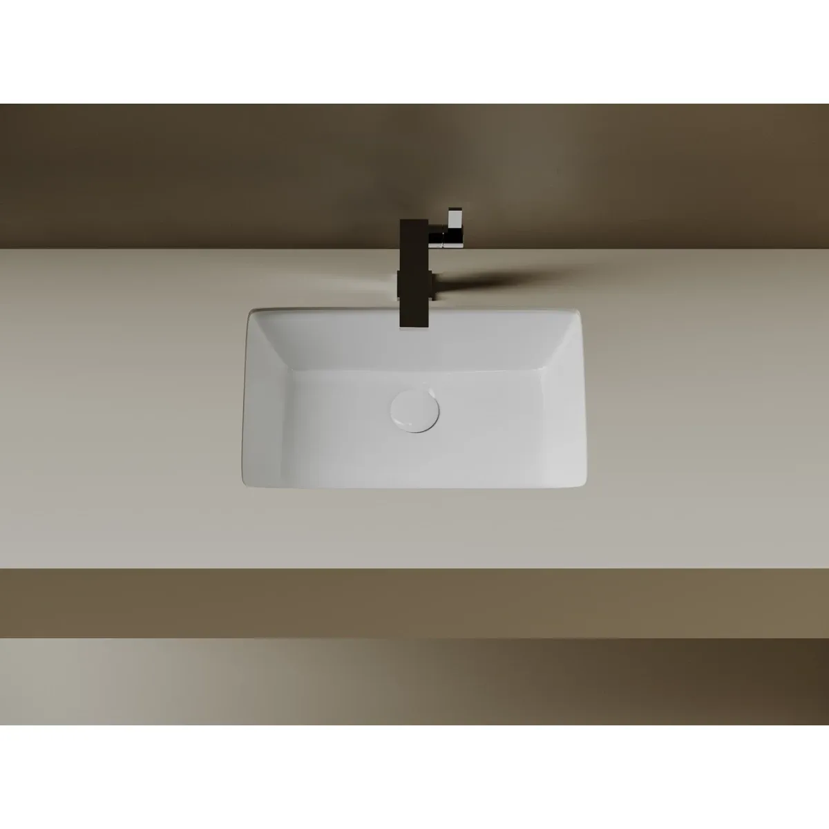 Раковина Ceramicanova Era CN15004 52,5x34,5 см, встраиваемая снизу, белый