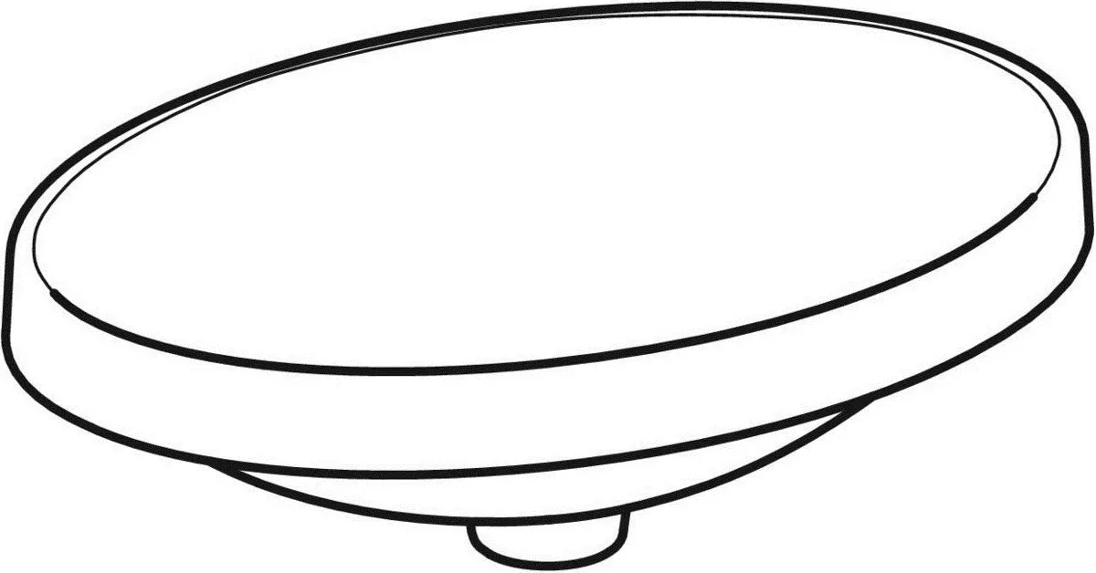 Раковина 55x40 см Geberit VariForm 500.718.01.2