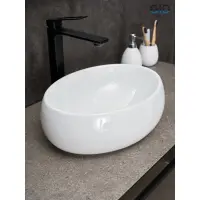 Раковина-чаша GID N9030ds 40x30 см, накладная, белый