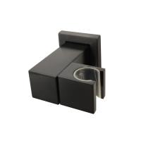 Шланговое подключение Paini 50PZ480QQ квадратный матовый чёрный PVD