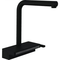 Смеситель для кухни hansgrohe Aquno Select M81 250 2jet sBox 73830670 с вытяжным душем матовый черный