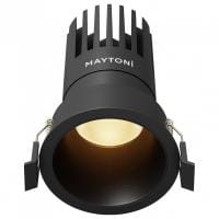 Встраиваемый светильник Maytoni Technical Омут DL118-15W-2.7K-B