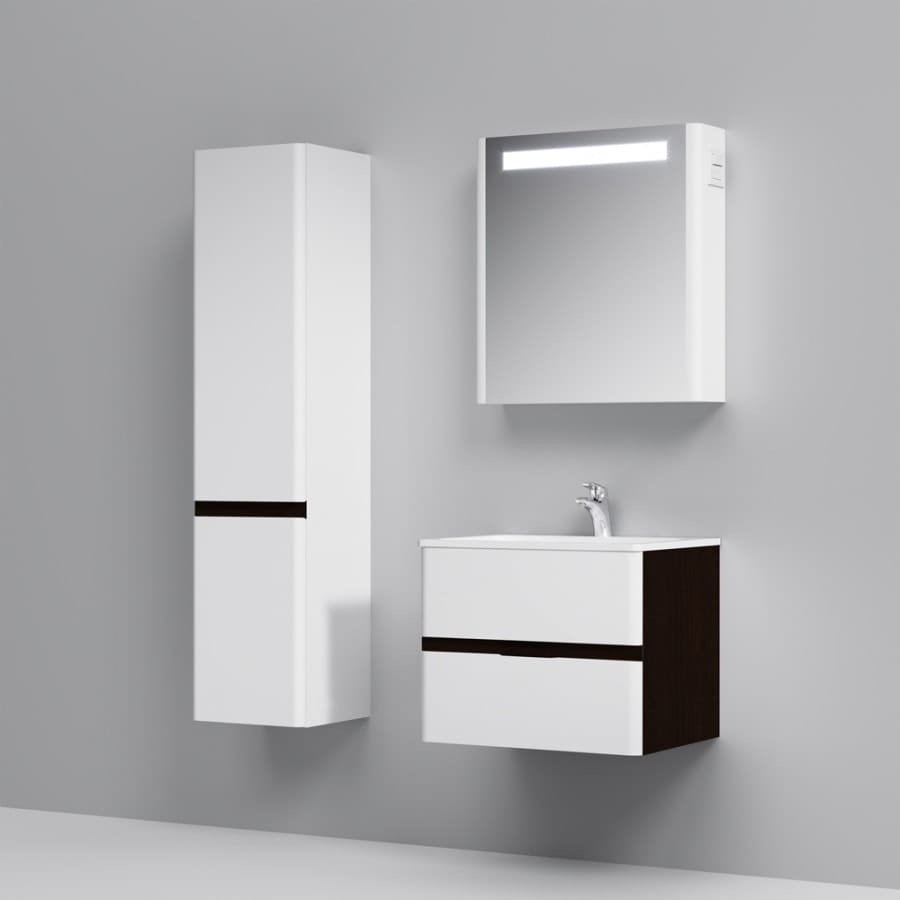 Тумба под раковину AM.PM Bliss D M55FHX0602VF белый/венге текстурный