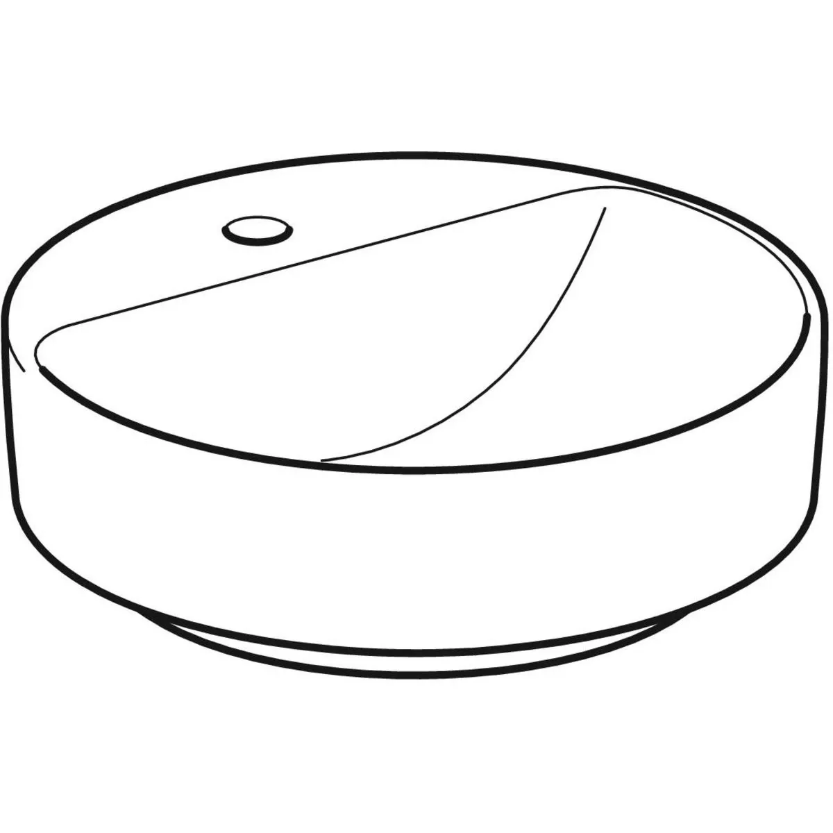 Раковина 45x45 см Geberit VariForm 500.770.01.2