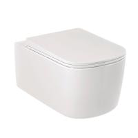 Подвесной унитаз Kludi Resa S 27WCSET43 с крышкой-сиденьем