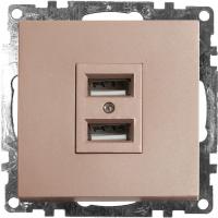 Розетка USB без рамки Stekker Катрин 39602