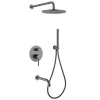 Душевой комплект Abber Wasser Kreis AF8117NG никель